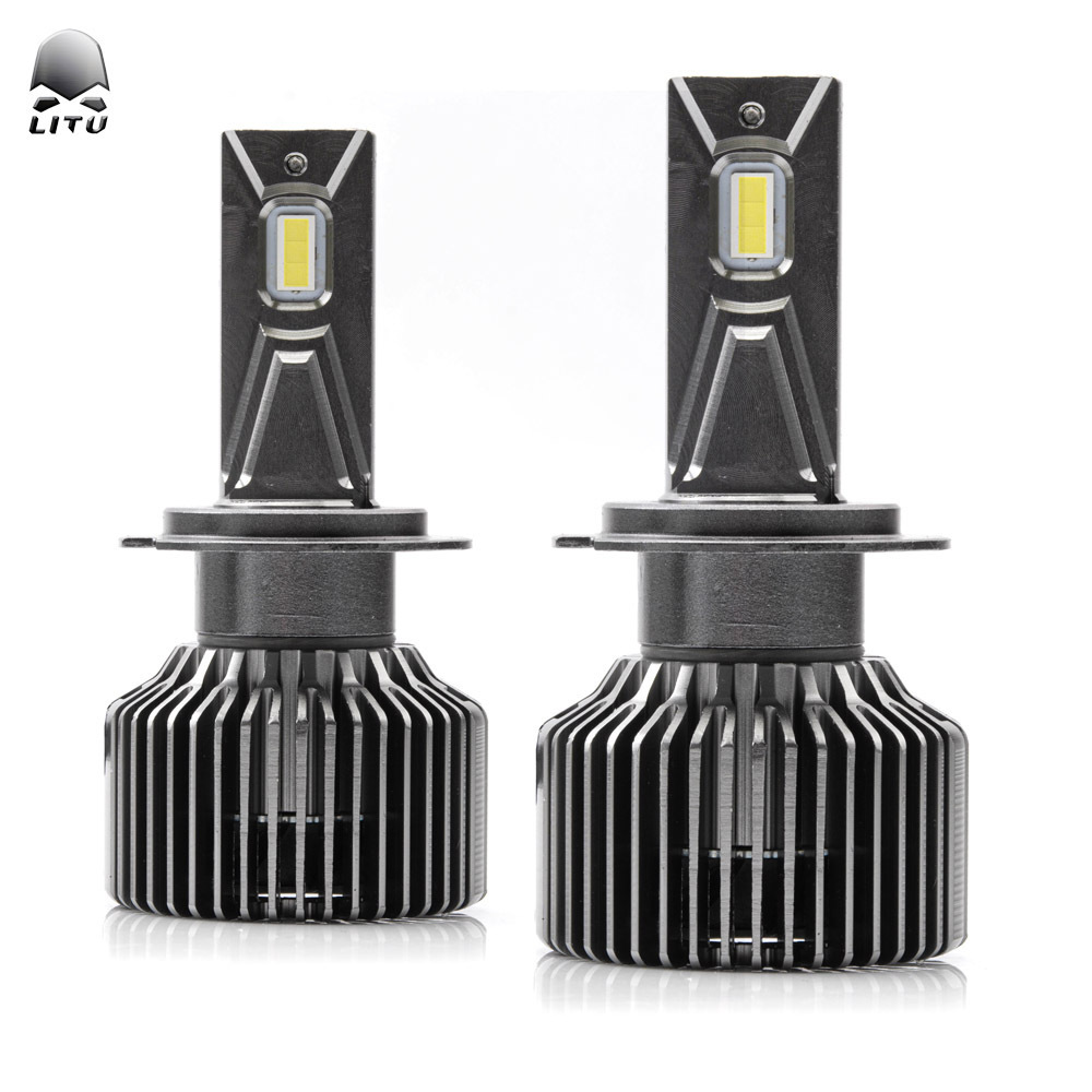 H4 h11 h7 100W projector lens high powered led headlights waterproof mini motorcycle auto led headlight bulb for car