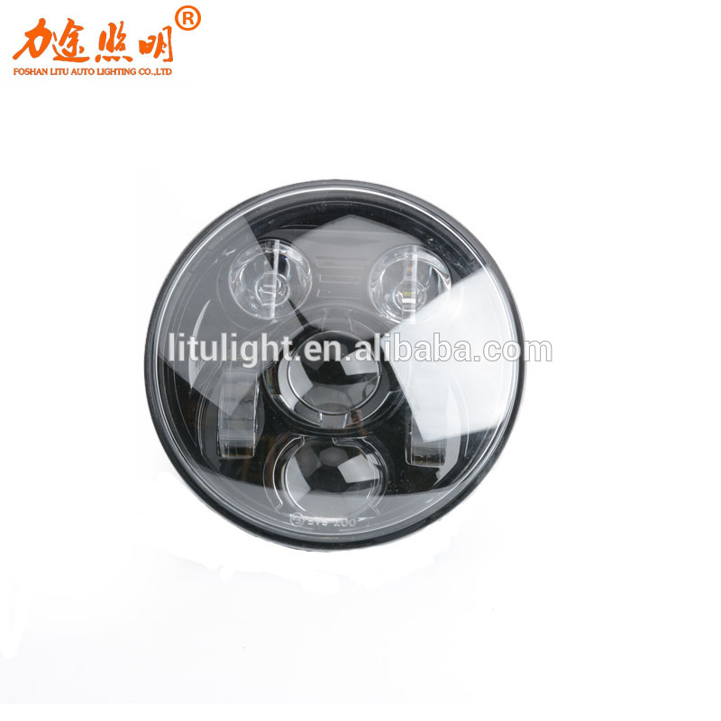 High Power 5.75 inch Round Led Headlights 60W 6000LM For Motorcycle Led headlight With DRL For Harley