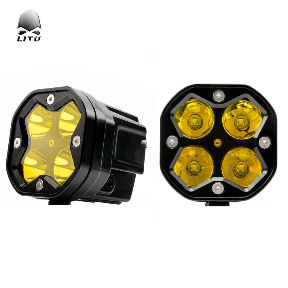 3 Inch Led Work Light Barra 12V 24V 4x4 Offroad For Motorcycle Car ATV square led work light 40w 4000lm