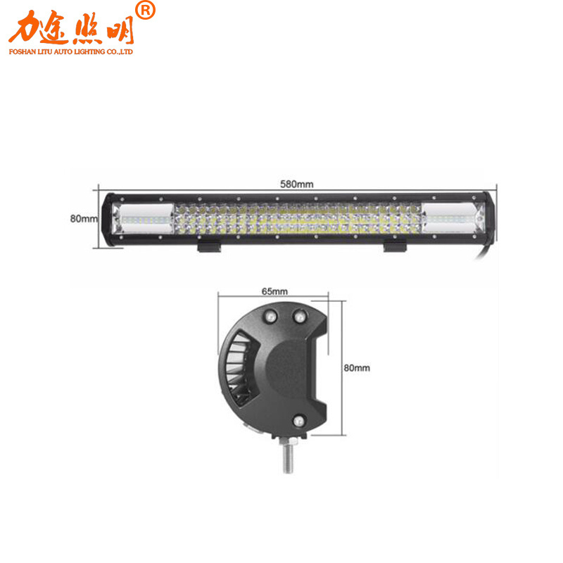 Light Bar 288w 3 Rows High Power 20inch Triple Row Truck Led Work Light Bar For SUV ATV UTV BOAT