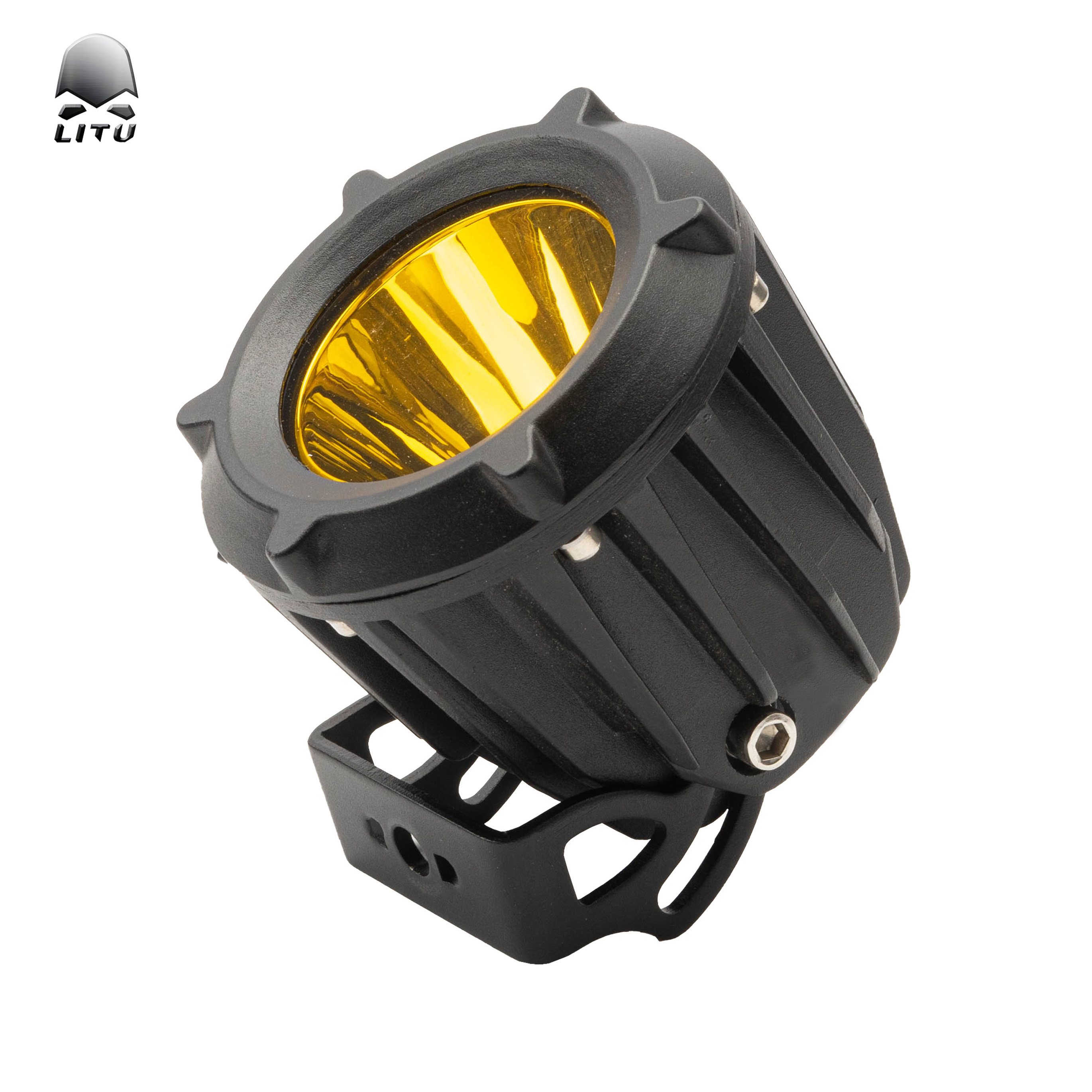 Stocked Bike Led Fog light 6500K 3500K White Yellow 24 Volt 25W SUV ATV 12V Round 4