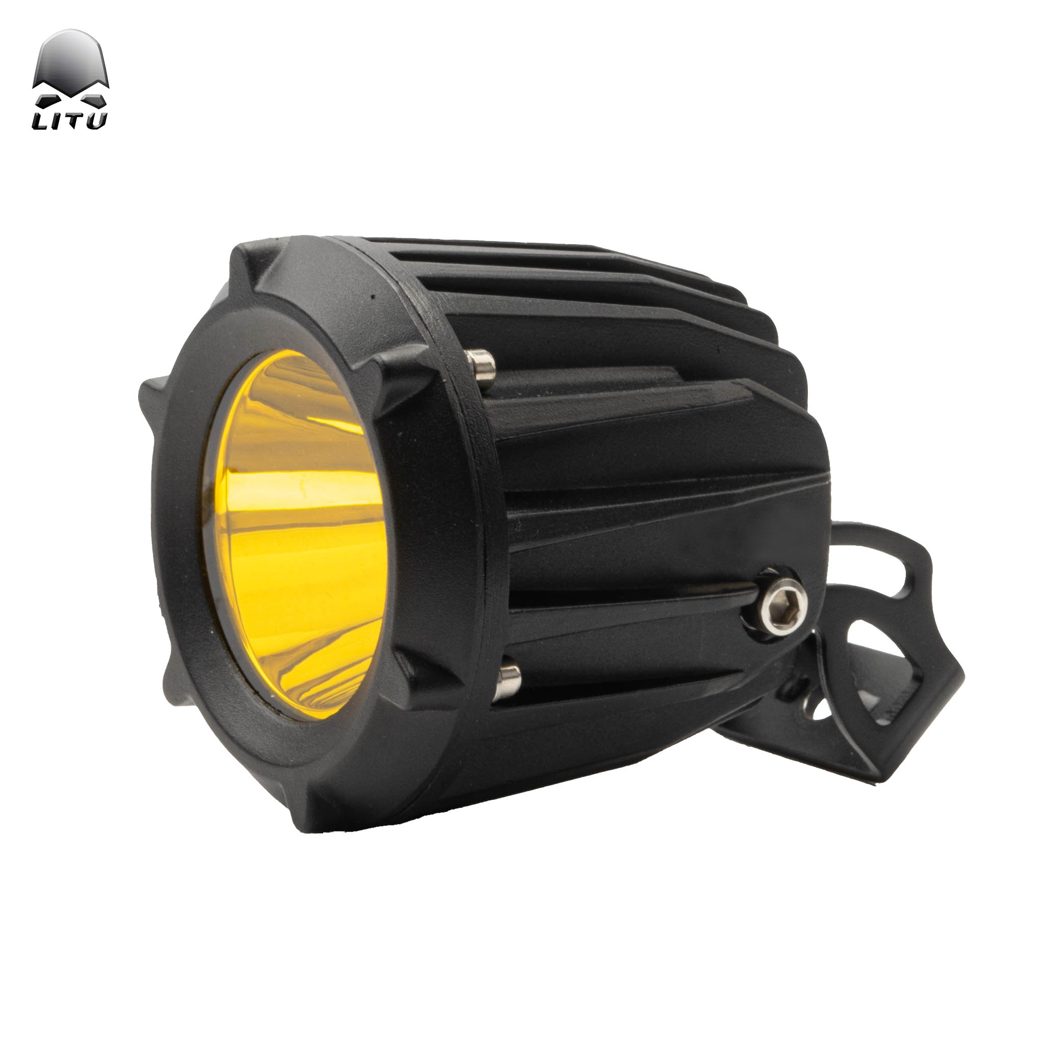 Stocked Bike Led Fog light 6500K 3500K White Yellow 24 Volt 25W SUV ATV 12V Round 4