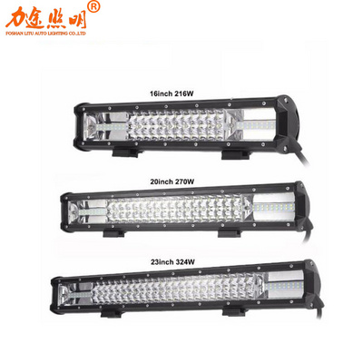 Light Bar 288w 3 Rows High Power 20inch Triple Row Truck Led Work Light Bar For SUV ATV UTV BOAT