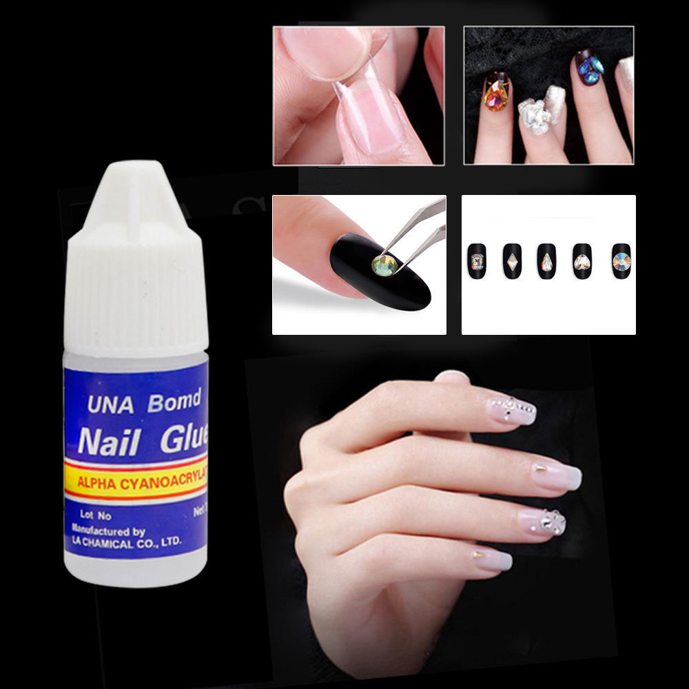 3g Fast Drying Strong Charm Nail Glue Accessories Manicure DIY Beauty Salon Nail Tools Art Gel Glue For Press On Nail False Tips