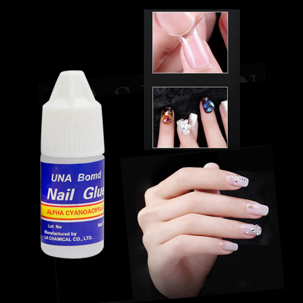 3g Fast Drying Strong Charm Nail Glue Accessories Manicure DIY Beauty Salon Nail Tools Art Gel Glue For Press On Nail False Tips