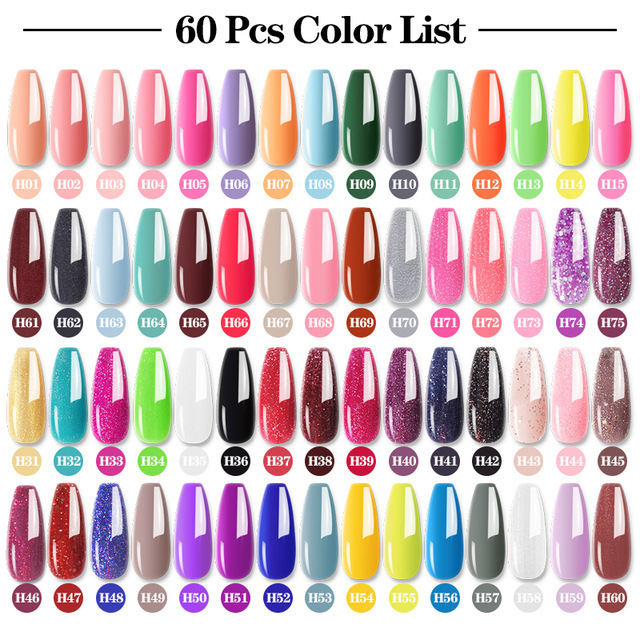 54W Acrylic Nail Kit Professional Full Set Beauty Salon Diy Manicure & Pedicure Set Uv Gel Polish Tools Nail Prep Kit With Lamp