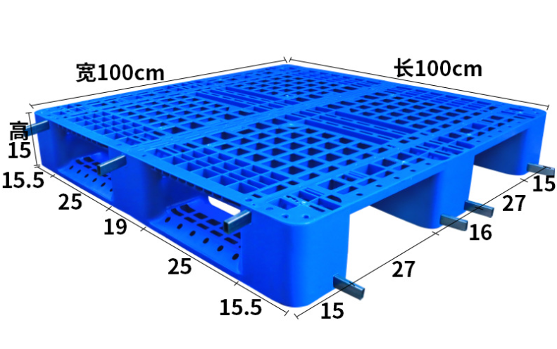 Heavy Duty Plastic Pallet For Logistics Shelves Industrial Warehouse Use Stackable Large Plastic Pallet