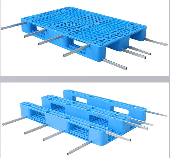 Heavy Duty Plastic Pallet For Logistics Shelves Industrial Warehouse Use Stackable Large Plastic Pallet