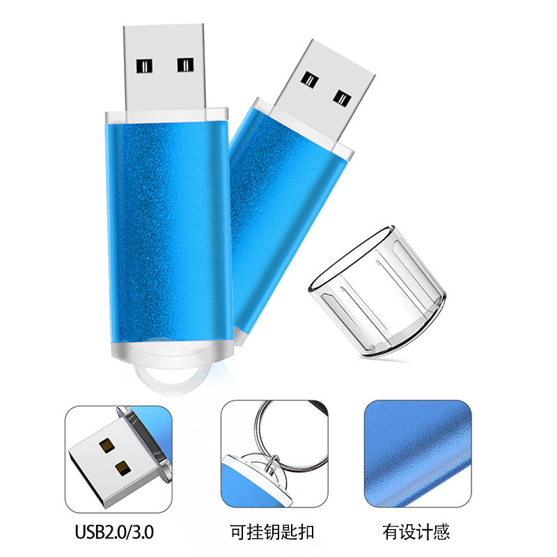 Metal Usb Flash Drive 1GB 2GB 4GB 8GB 16GB 32GB 64GB Custom Logo Usb Memory Pendrive