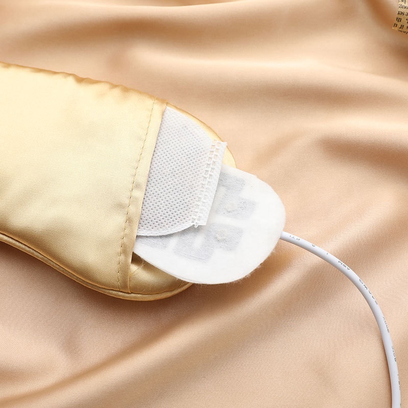 Premium Soft Silk Eye Compress Adjustable Temperature Time Control USB Steam Eye Mask Heated Eye Mask