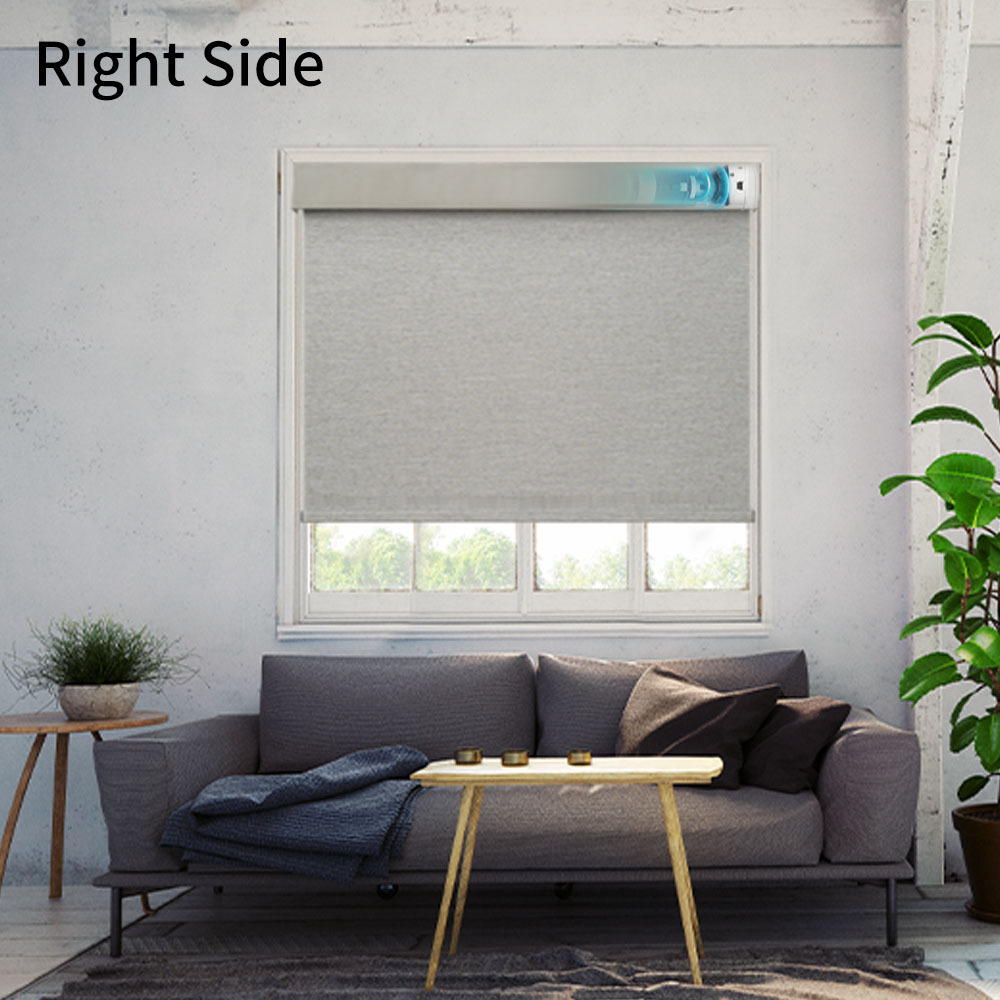 Google Alexa Control Horizontal Blackout Window Treatment Auto Electric Automated Smart Motorised Motorized Roller Blinds Shades