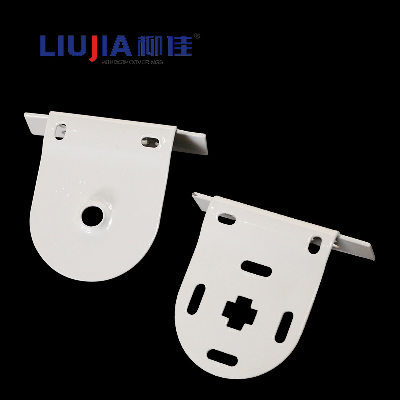 38 mm Roller Blinds Accessories/Components, Plastic Metal Bracket White Color Roll up Mechanism