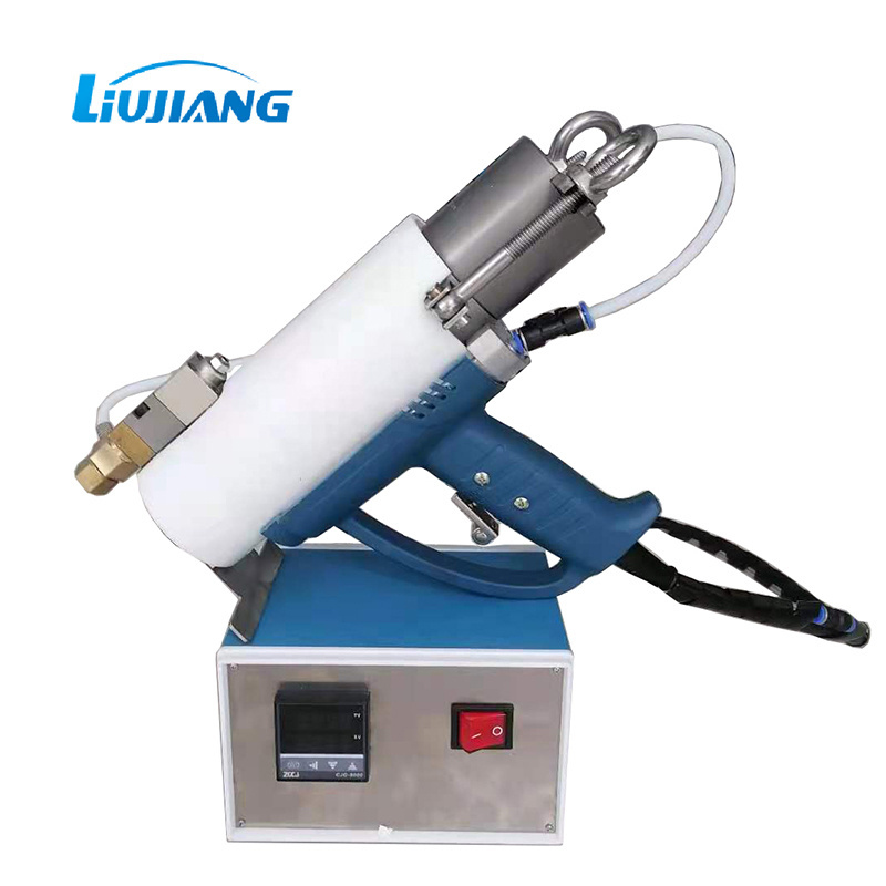 Liujiang hot sale spiray spray glue gun 300ml handle manual control glue gun for pur and hot melt glue