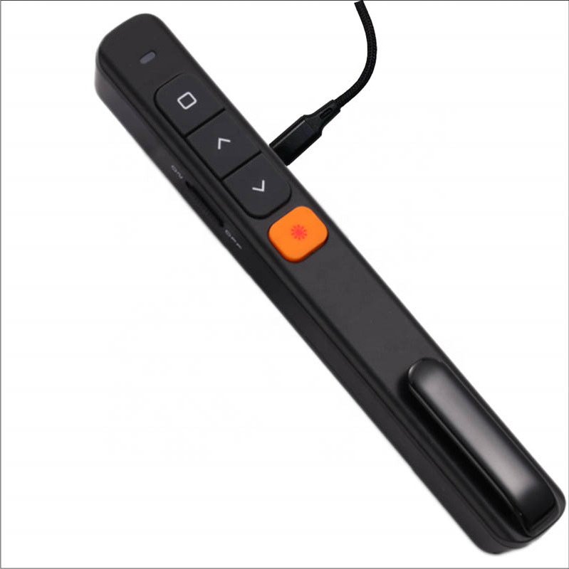 Hot Selling  USB and TYPE C  Wireless Presenter Remote Control Red Laser Pointer For Computer Teaching