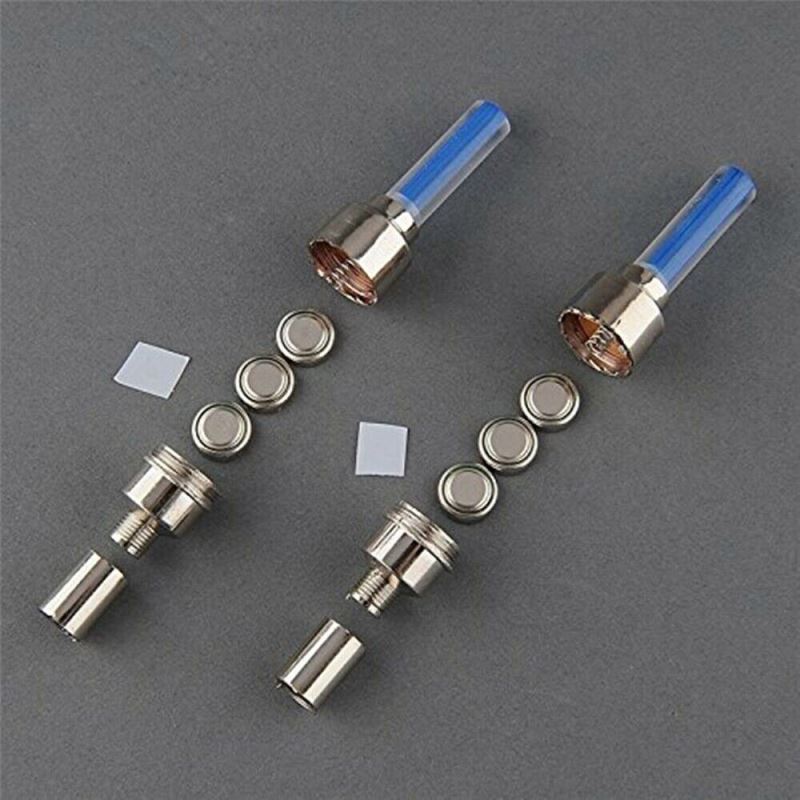 Car Motorcycle Bike Bicycle Wheel Tire Lamp Valve tire light Cycling Accessories LED Light Valve Stem CAP