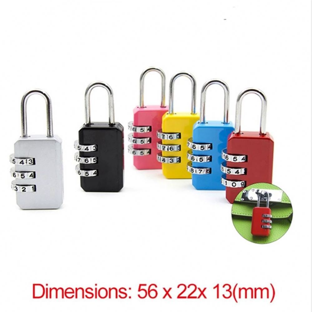 Digit Dial Combination Code Number Lock Padlock For Luggage Zipper Bag Backpack Handbag Suitcase Drawer Locks