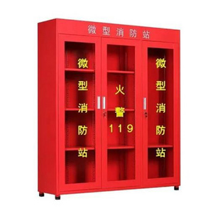 Firefighting Equipment Accessories Double Door Fire Extinguisher Fire Suppression System Firebox Fire Station