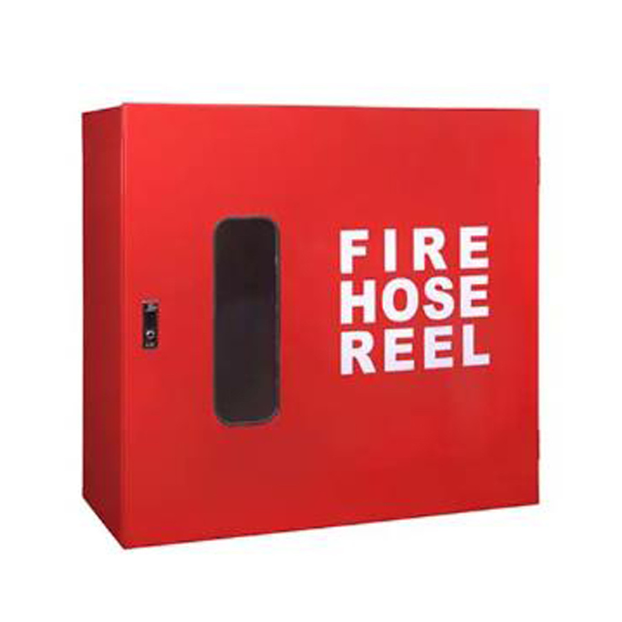 Stainless Steel Fire Hose Cabinet with Glass for Fire Hose and Fire Extinguisher