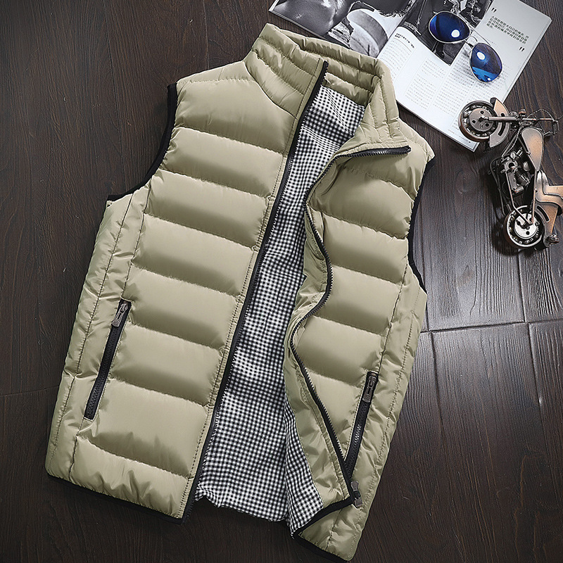 Liu Ming Cheap Wholesale Men Winter Warm Autumn Down Puffer Vest Plus Size 5XL Sleeveless Jackets