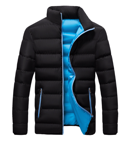 Liu Ming Fashion Autumn Winter Happy New Year 2024 Casual Men Outwear Stand Collar Warm Clothing Down Jacket Coats