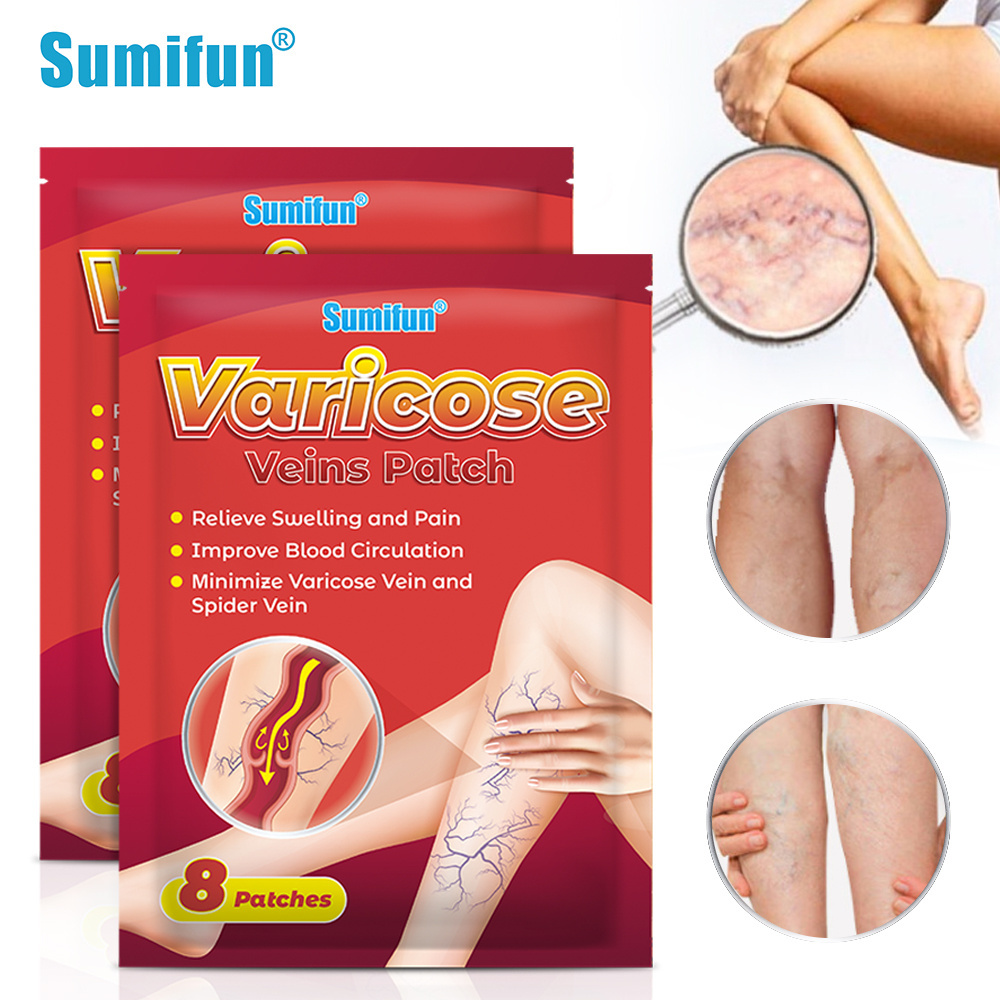 Hot Sale Sumifun Varicose Veins Patch Varicosity Angiitis Leg Spider Removal Sticker Body Care Sopts OEM ODM