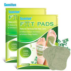 Hot Sale Sumifun Wormwood Foot Patch Improve Sleep Relieve Anxiety Body Detox Weight Loss Slimming Pads Spots OEM ODM