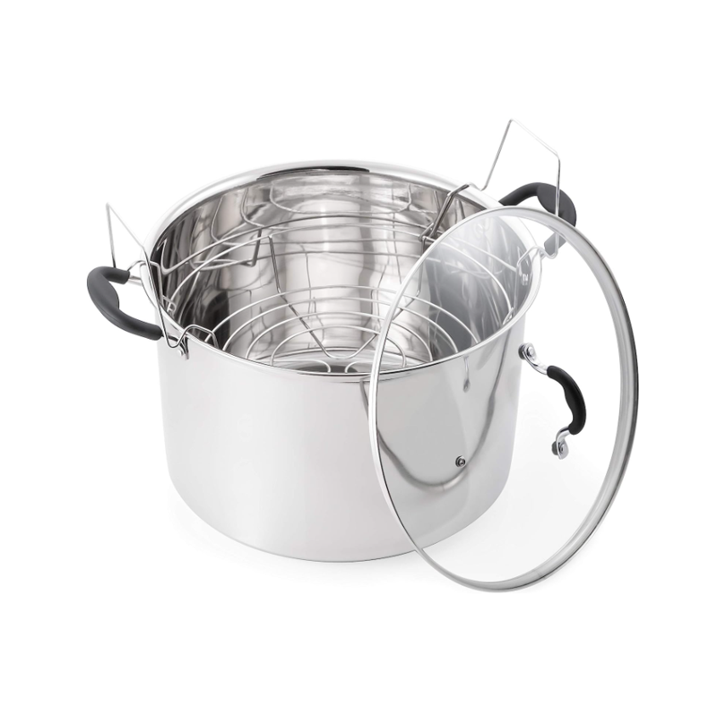 20 Quart Stainless Steel Canner with Rack set