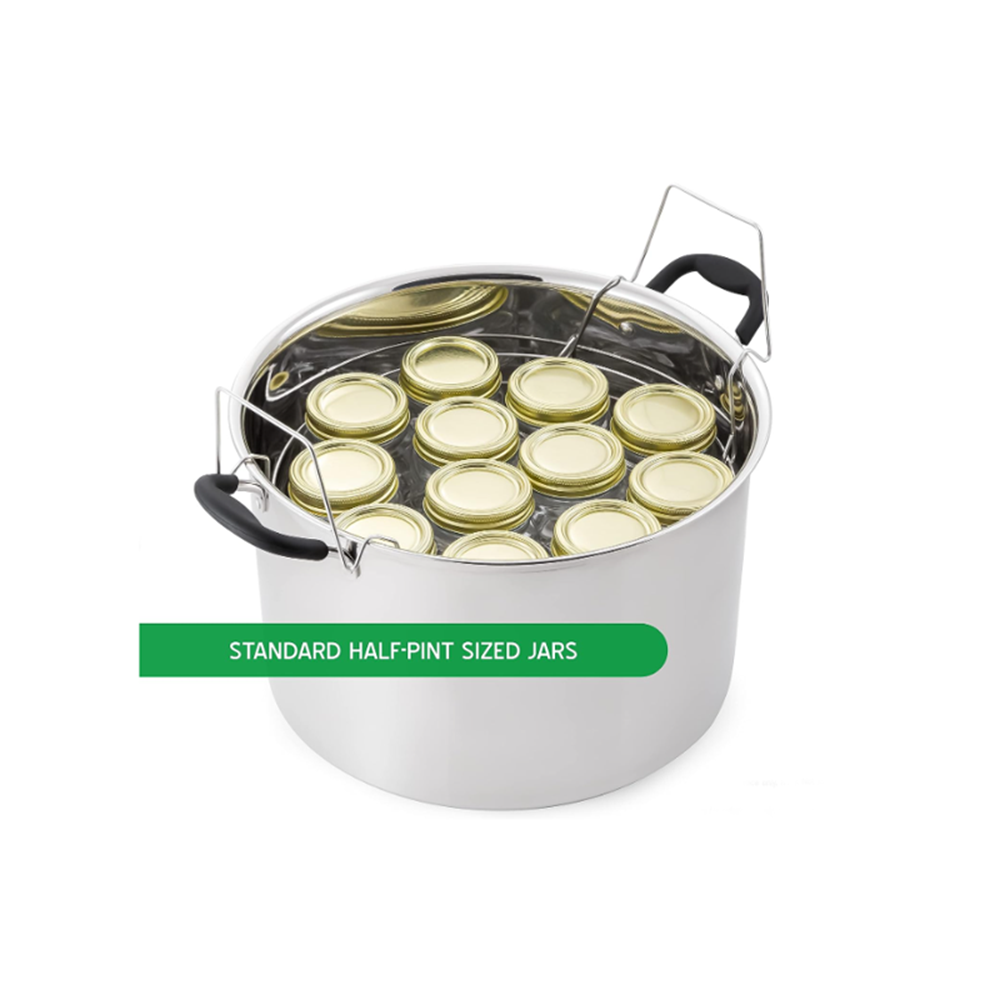 20 Quart Stainless Steel Canner with Rack set