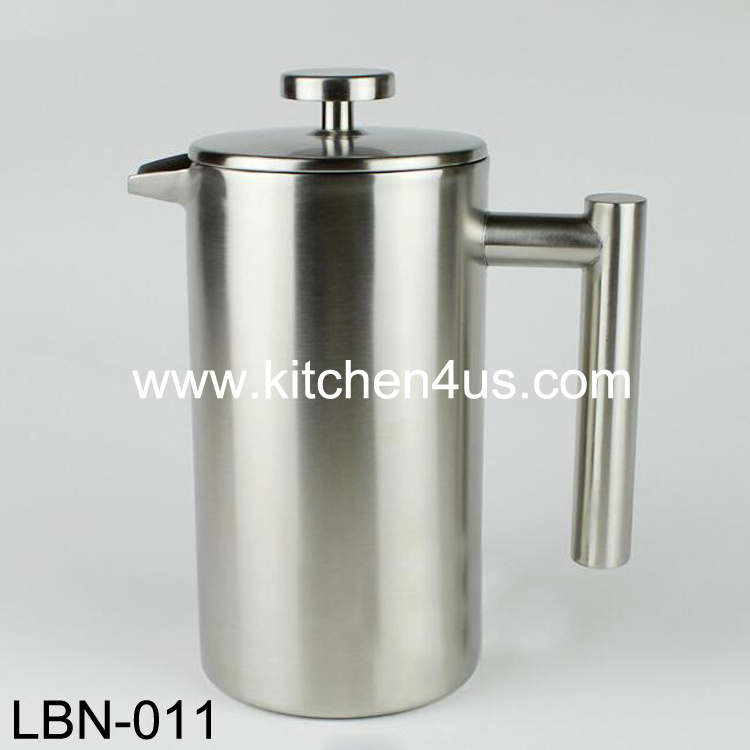 350 ml double wall stainless steel french press coffee tea press