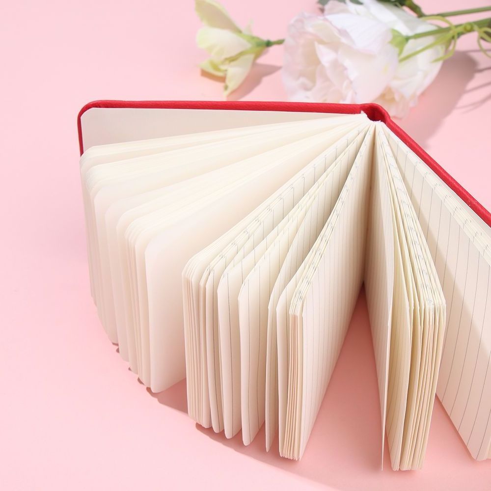 Custom Journals A7 PU Leather Hardcover Small Pocket Journal Notebook Notepad With Elastic Band