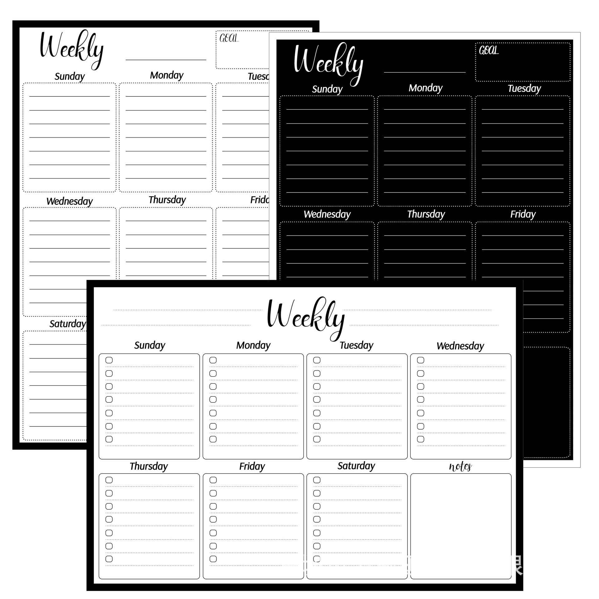 Custom Logo Design Dry Erase Kitchen Refrigerator Decor Magnetic Sheet Calendar