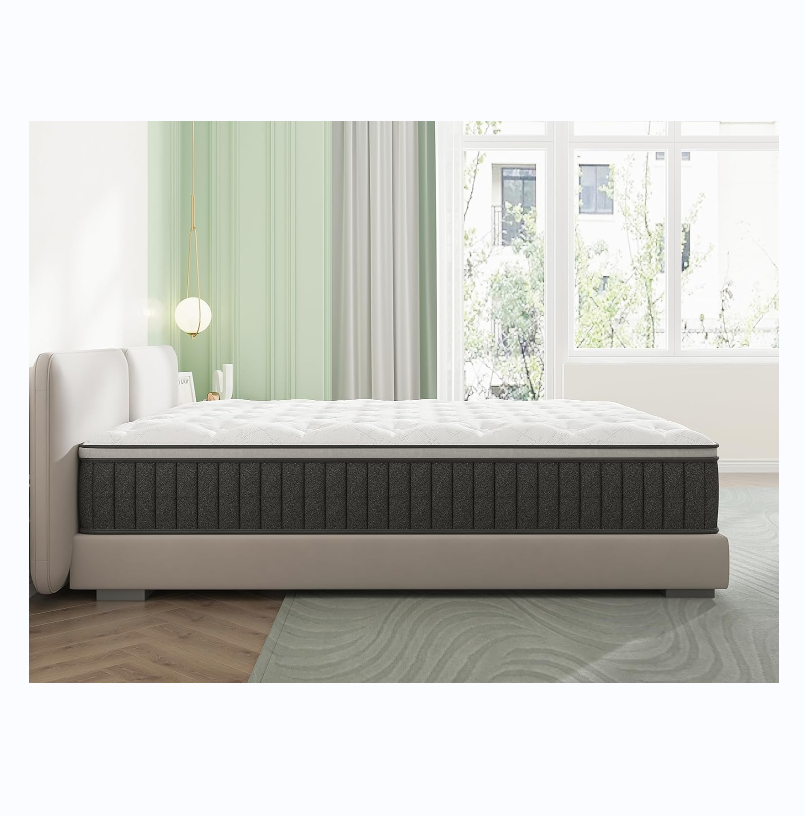 Promotion cheap single bed mattress high quality pocket spring  hybrid memory foam rolled up in a box  mattress