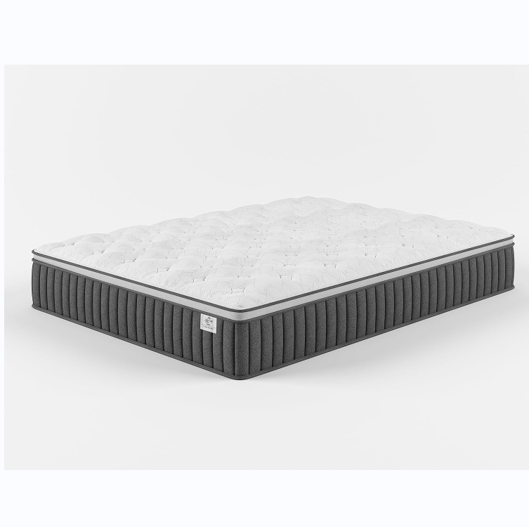 Promotion cheap single bed mattress high quality pocket spring  hybrid memory foam rolled up in a box  mattress