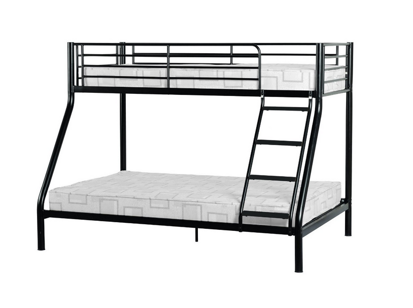 Children and adults metal triple bunk bed frame iron double decker steel bunk beds