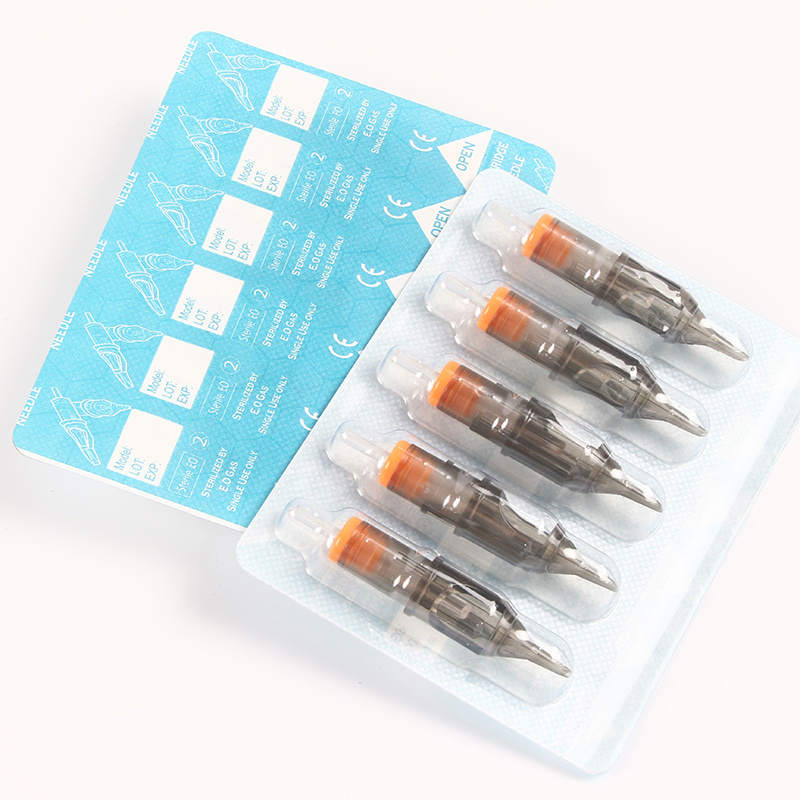 MONA 20pcs Cartridge Tattoo Needles RL RS RM M1 Disposable Sterilized Safety Tattoo Cartridge For Mast Tattoo Machines