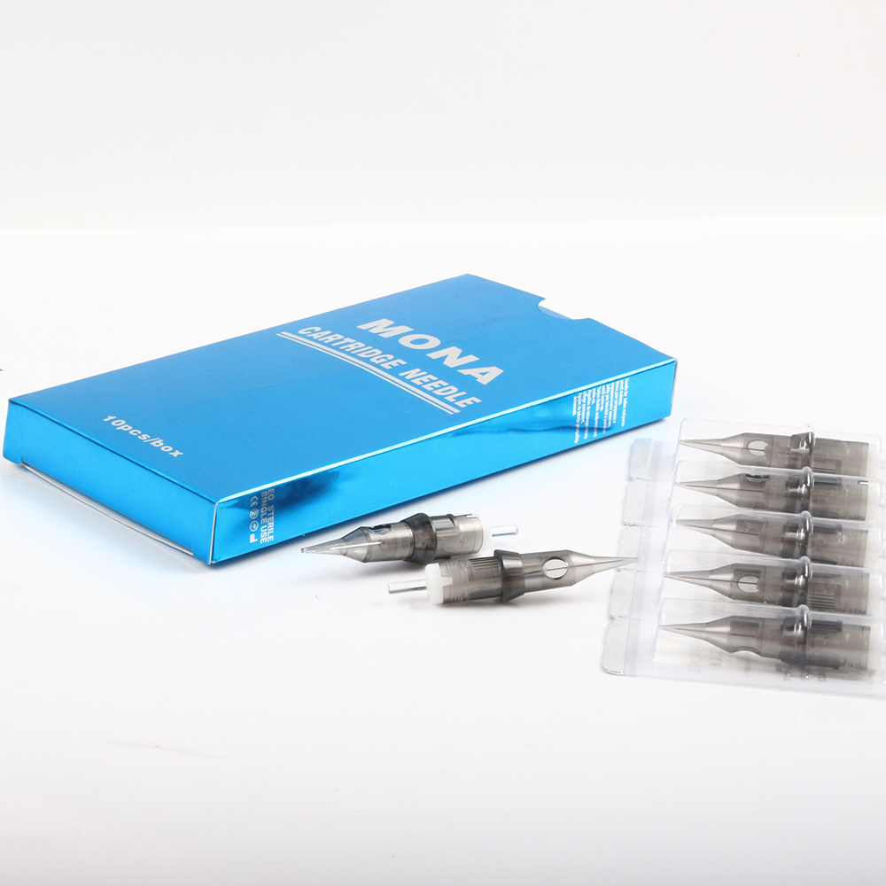 10pcs RL Tattoo Cartridge Needles Disposable Sterile Membrane System Needles For Permanent Makeup Machine Grip