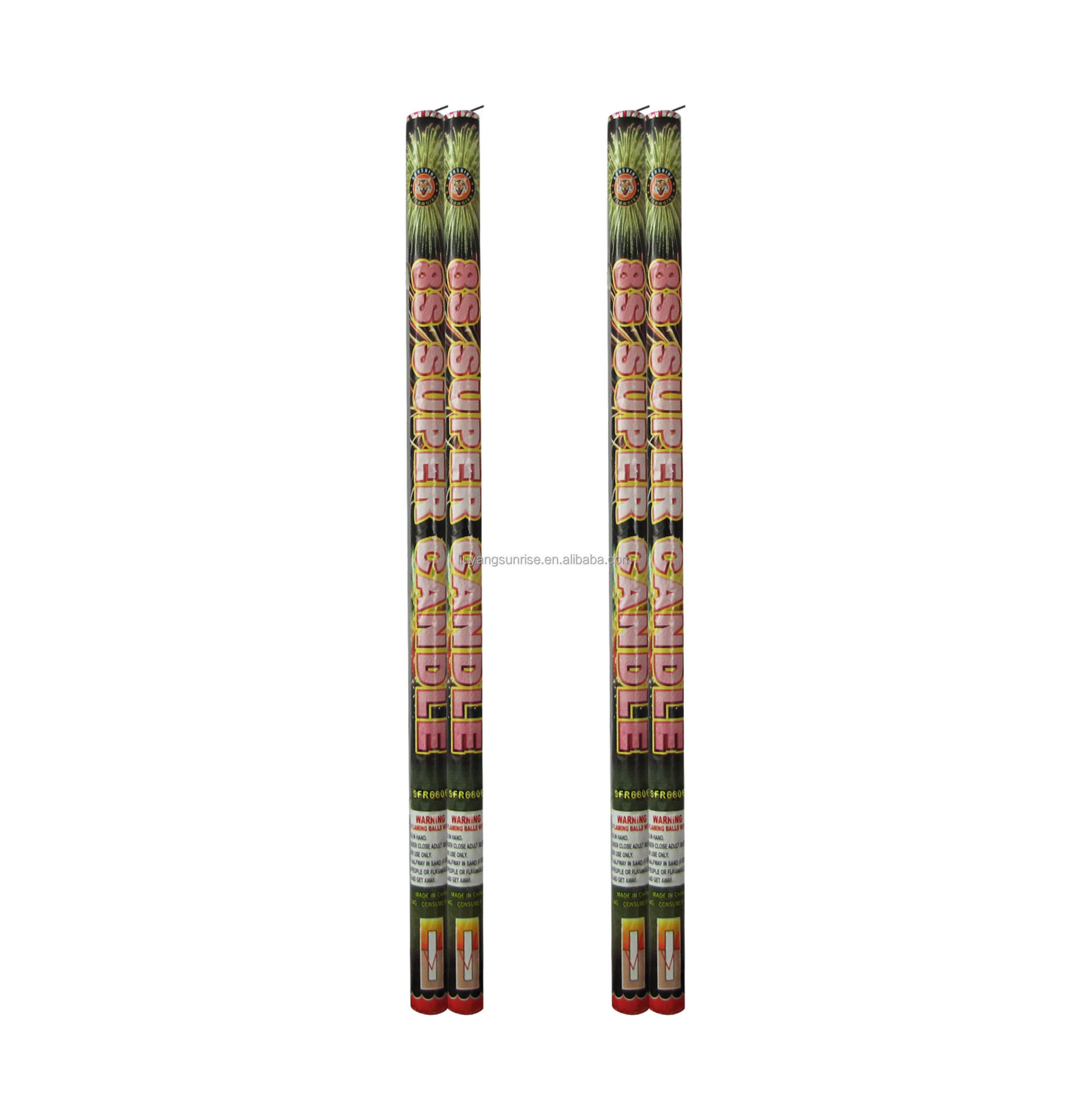 High Quality Wholesale Wedding New Year Celebrations Birthday outdoor fireworks T6515 8 shots Roman Candle Magic Shots Firework