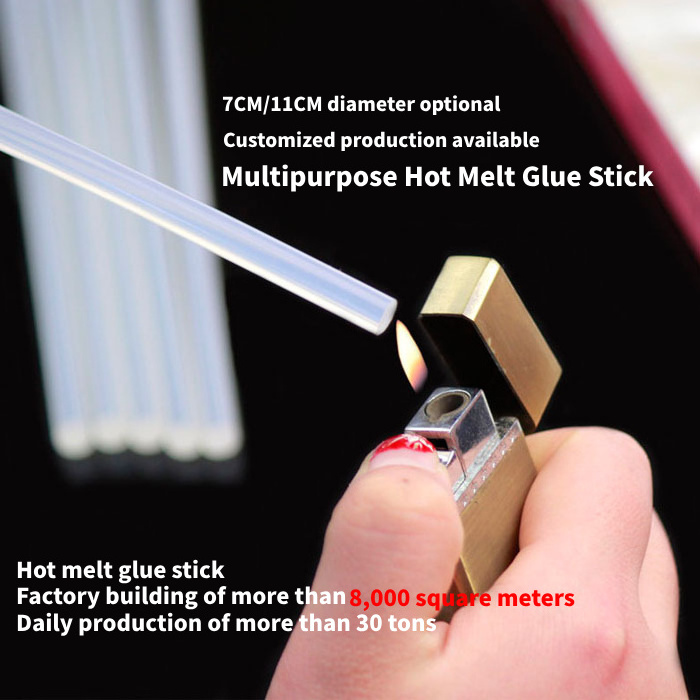 Factory Direct 0.7CM/1.1CM  Transparent  Hot Melt Glue Sticks for Crafts Toys