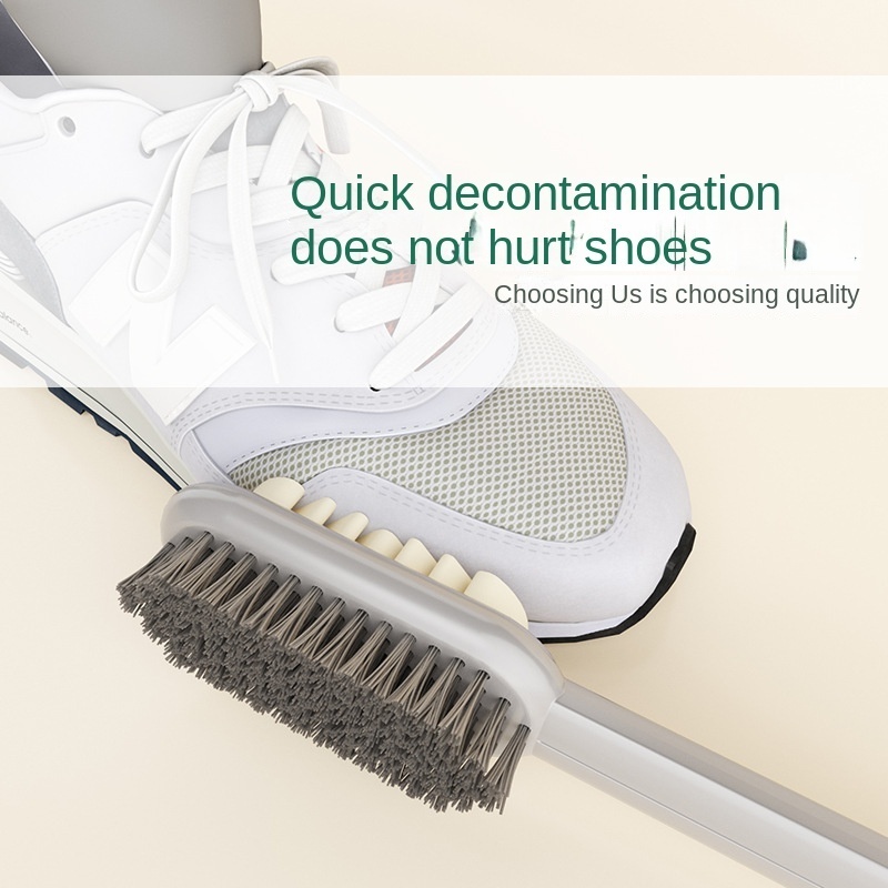 Two-sided soft glue suede rubber brush does not hurt shoes dual-use leather goods leather boots suede care shoe brush