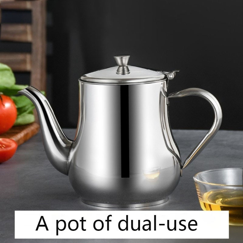 Stainless Steel Oil Can Dispenser Barbecue Glass Mixing Condiment Bottle Vinegar Soy Sauce Spray Oiler Seasoning Jar with Filter