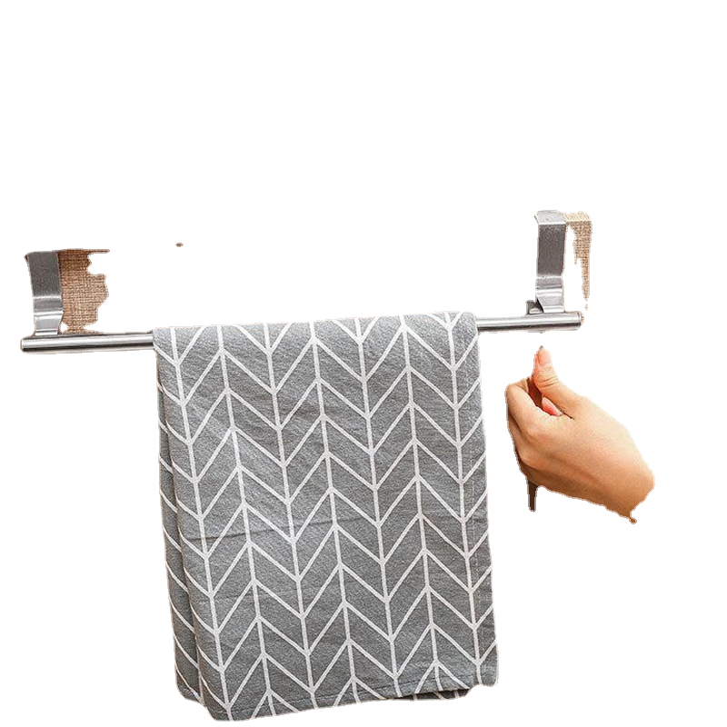 Premium 430 Stainless Steel Non-Perforated Towel Rack Bathroom - Durable and Stylish Solution Organizing Towels