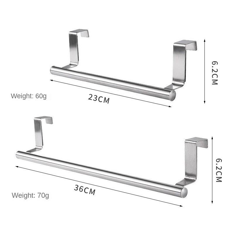 Premium 430 Stainless Steel Non-Perforated Towel Rack Bathroom - Durable and Stylish Solution Organizing Towels