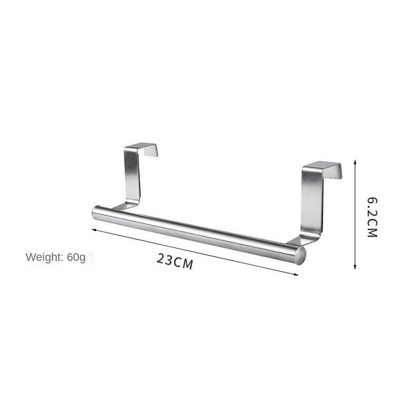 Premium 430 Stainless Steel Non-Perforated Towel Rack Bathroom - Durable and Stylish Solution Organizing Towels