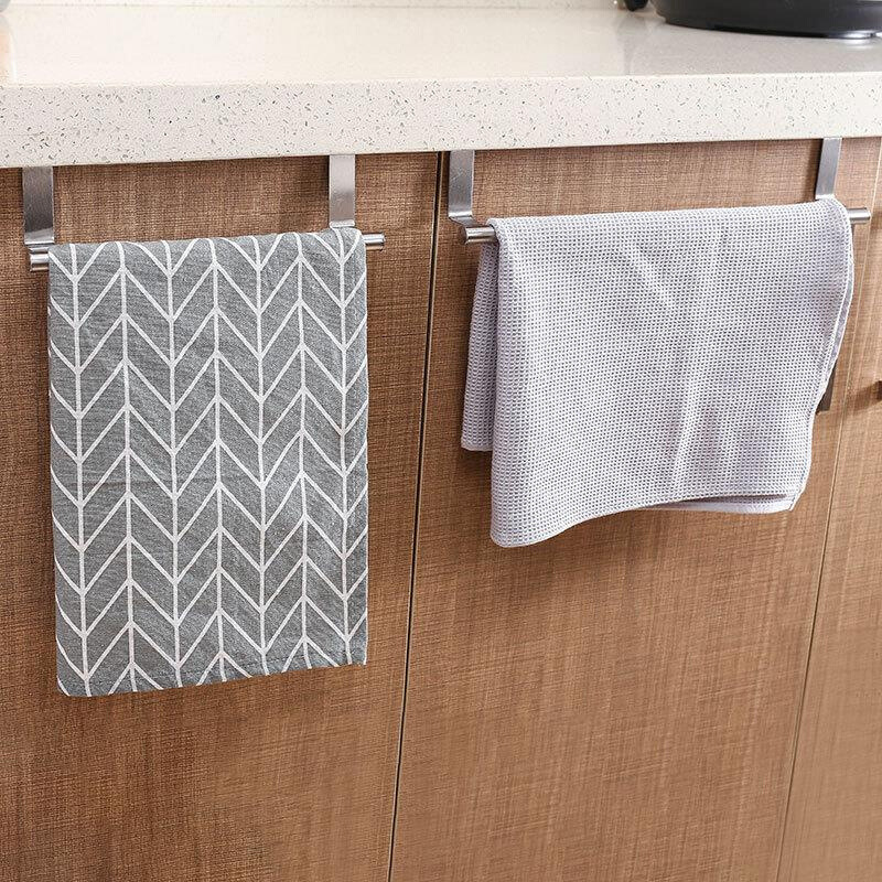 Premium 430 Stainless Steel Non-Perforated Towel Rack Bathroom - Durable and Stylish Solution Organizing Towels