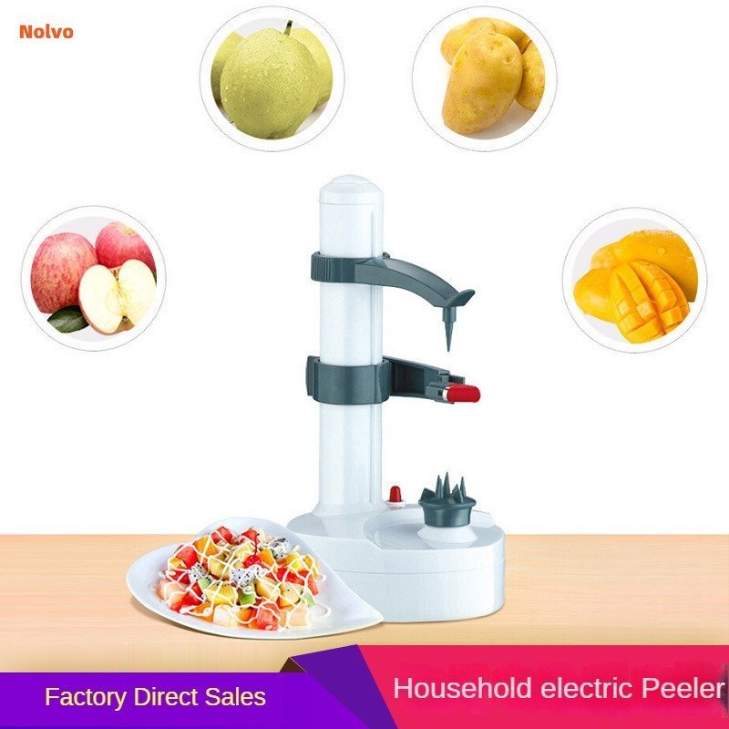 Electric Potato Peeler Automatic Rotating Fruits Vegetables Cutter Stainless Steel Electric Peeler For Fruit Vegetables