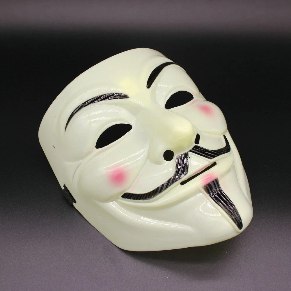 Halloween Masks V for Vendetta Mask Guy Fawkes Anonymous Fancy Dress Cosplay Costume