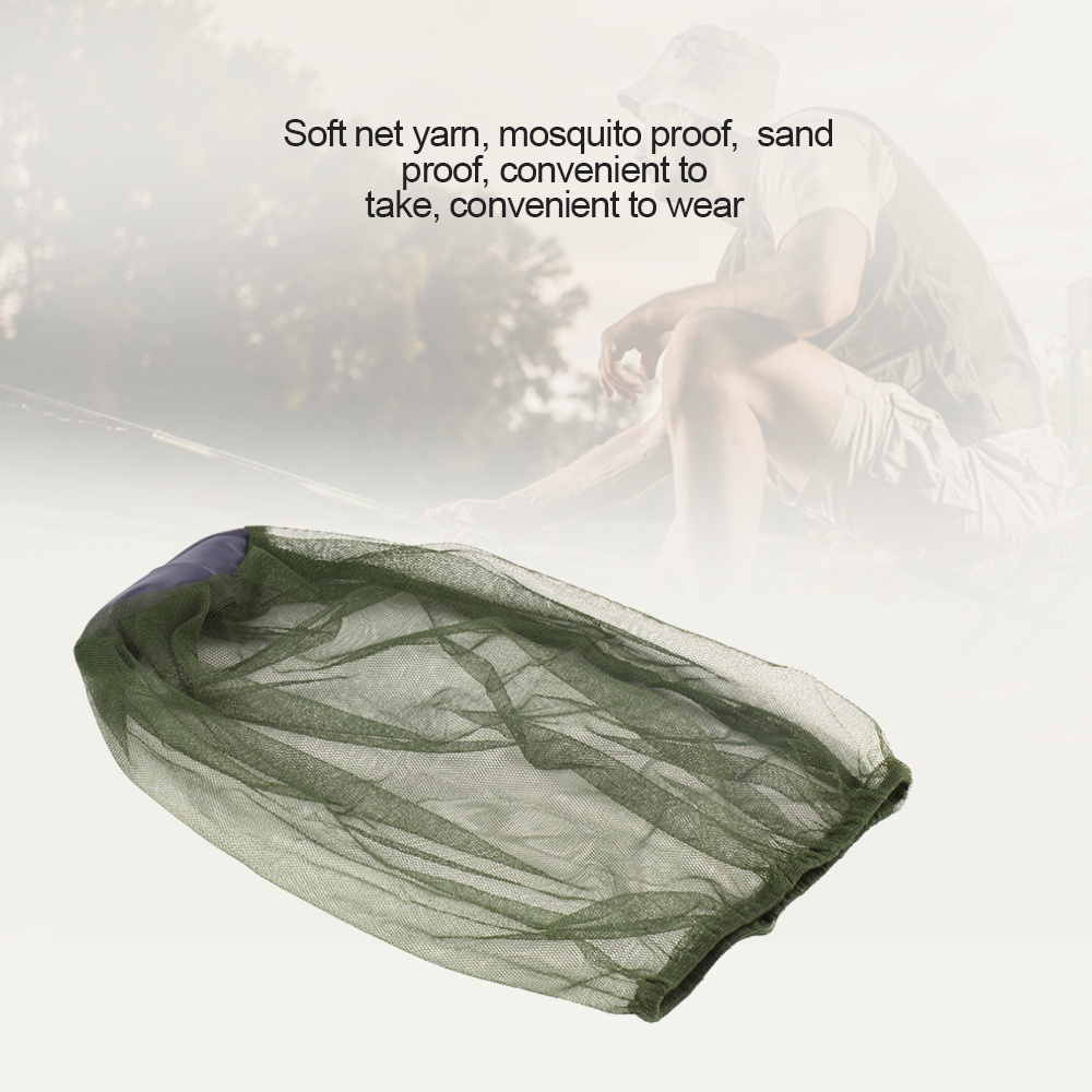 Mosquito Insect Mesh Head Face Protector Outdoor Camping Fishing Hunting Net Hat Caps Insect-proof Cover