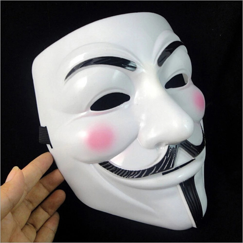 Halloween Masks V for Vendetta Mask Guy Fawkes Anonymous Fancy Dress Cosplay Costume