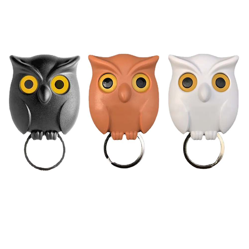 Cartoon Owl Night Hook Wall Magnetic Key Holder Magnets Hold Bedroom Door Hanger Hooks