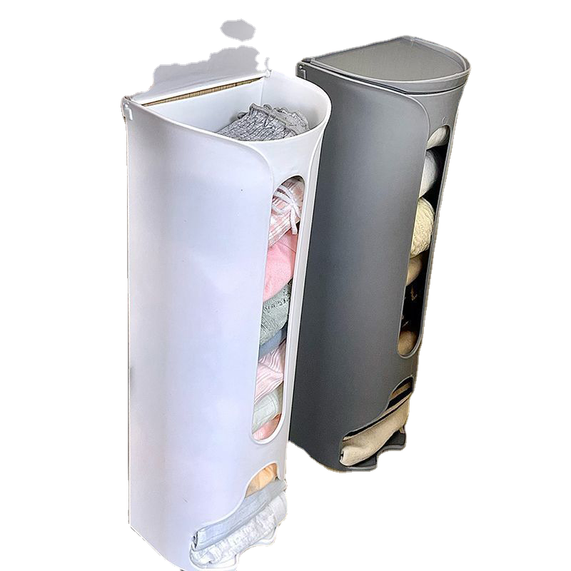 Wall Mounted Underwear Organizer Box Panties Socks Storage Closet Garbage Bag Dispenser